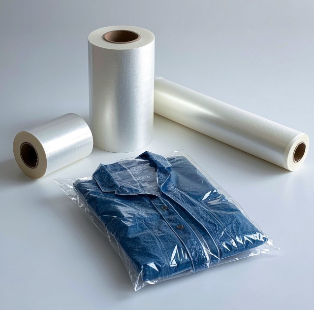 Transparent PVA film packaging for textile and industrial film applications